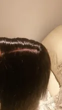 Extensiones de pelo peruano con malla, accesorio capilar liso de 2x6 con cierre de encaje y nudos blanqueados, Color Natural Remy