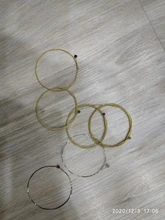 Orphee-cuerdas de guitarra acústica TX630 011-052, núcleo Hexagonal + 8% níquel, bronce brillante, accesorios para guitarra Extra ligeros