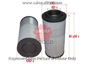 Фильтр Воздушный Sakura As51540 Sakura арт. AS51540