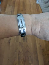 Silicone Bracelet Jewelry Engravable Stainless-Steel Medical-Alert Epilepsy Diabetes