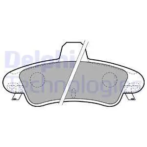 Колодки дисковые з.\ Ford Mondeo 1.8i/2.0i/2.5i 96-00/Cougar 2.5