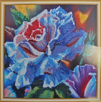 

БН-3118 Set for embroidery with beads Hobby & Pro's Magic Rose's, 25*25 cm