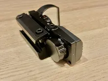 Mira telescópica de 20mm para rifle, óptica de caza, reflejo holográfico de punto rojo, mira Táctica de 4 retículas, mira de colimador