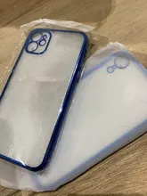 Funda de teléfono de lujo con marco cuadrado, cubierta de silicona transparente chapado para iPhone 12 11 Pro Max Mini X XR XS 7 8 Plus SE 2020