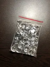 Cabujón de cristal transparente redondo plano para hacer joyas DIY 6mm 8mm 10mm 12mm 14mm 16mm 18mm 20mm 25mm 30mm 35mm