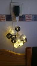Cotton Balls Lights Lighting-Decoration Led-Fairy-Garland Leds Bedroom Holiday Christmas-Party