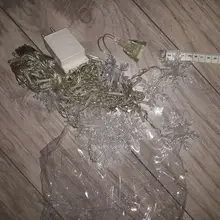 Led-String-Lights Christmas-Snowflakes Holiday Party Waterproof Connectable Wave