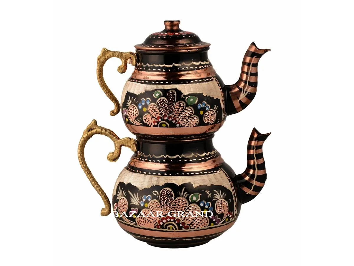 

QUALITY TEAPOT Teapot LITTLE ERZINCAN WITH RED COLORS PATTERNED WEDDING GIFTS GREAT PRESENTATIONS WITH YOUR AWESOME FREE SHİPPİN