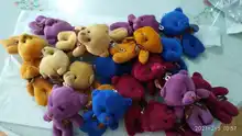 Doll Toy Keychain Pendant Plush-Toy Teddy Stuffed Soft 10PCS Gifts Cotton PP Bear 12cm