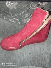 Botas de nieve con cremallera para mujer, zapatos cálidos de felpa para invierno, a la moda, tobilleras de marca, 2020