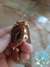 Relojes de pulsera de lujo para mujer, con cielo estrellado, hebilla magnética, de cuarzo, Superficie geométrica, pulsera luminosa