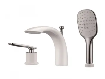 

Bath mixer with shower head, mortise Timo Helmi 4010/00y-16 Chrome-White