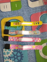 4 Uds. Niños de viaje al aire libre seguro Anti-Pérdida pulsera de reconocimiento de seguridad para niños correa de muñeca impermeable ajustable