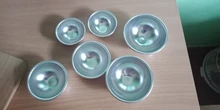6 unids/set nuevo molde para bomba de baño s bolas de aleación de aluminio molde esférico de bomba de baño molde para bomba de baño pastel molde de pastelería para hornear