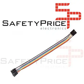 

10 CABLE JUMPER DUPONT protoboard female-female arduino wire cables