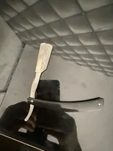 Afeitadora Manual profesional para Barbero cuchilla de borde recto para salón de acero inoxidable, afeitadora plegable, cortadora de pelo, afeitadora de barba para hombres