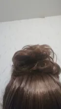 XINRAN-extensiones de moño sintético para mujeres y niños, moño desordenado y rizado, extensión de pelo para boda