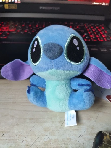 2pcs/set Kawaii Stitch Plush Toy- Keychains Stuffed Soft Pp Cotton Phone  Charm