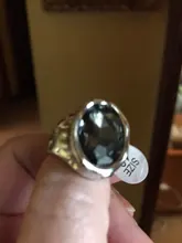 Anslow de joyería de moda de calidad superior Retro Oval grande anillo de dedo de cristal para las mujeres parejas de mujeres regalo de día de San Valentín LOW0041AR