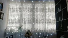Light Curtain Led-Net Fairy-String Mesh Garden-Decoration Garland Outdoor Christmas-3x2m