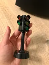 Miniseñal de tráfico con sonido LED para niños y niñas, bloques de luz de carretera con sonido LED, rompecabezas educativo de seguridad para niños, juguetes de tráfico, regalos