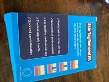 Kit de eliminación de verrugas y microbanda para la piel, eliminador de verrugas con hisopo de limpieza, topos y verrugas para adultos, cuidado facial