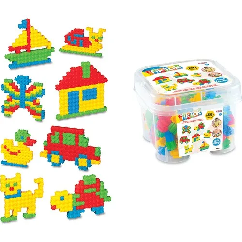 Grandpa Tiktak Small Box / 250 Piece preschool educational toy 2-4 Years, 5-7 Years Old
