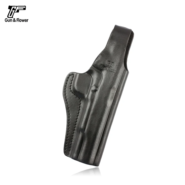 

Gunflower Pistol Pouch Thumb Release OWB Leather Gun Holster for Colt 1911