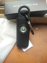 Alarma de seguridad de sirena de autodefensa para mujer, llavero con luz LED SOS, alarmas personales, llavero de seguridad Personal, alarma