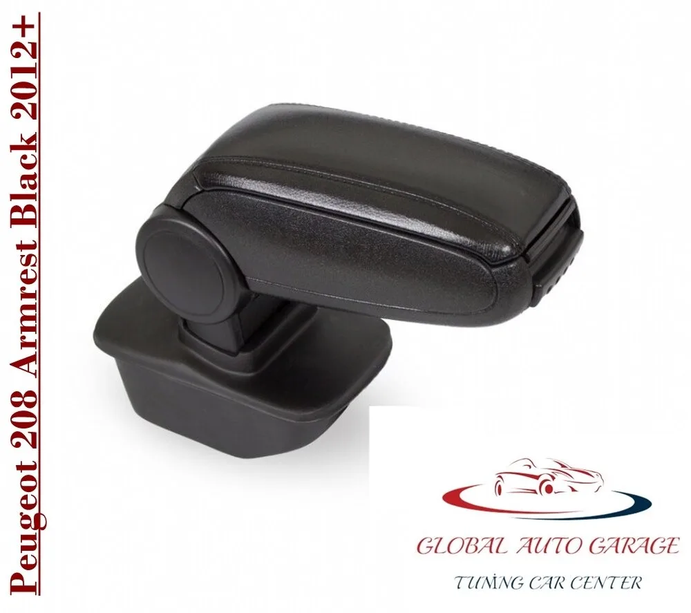 

Подлокотник для Peugeot 208 2012-2020, автомобильный контейнер для хранения аксессуаров, легкая установка, универсальный подстаканник, быстрая зарядка через USB