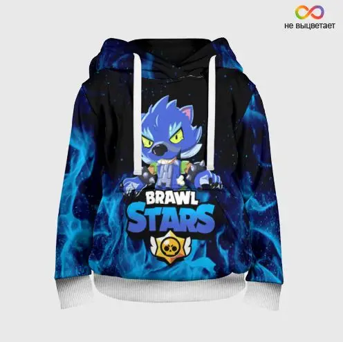 Children S Sweatshirt 3d Brawl Stars Leon Werewolf Hoodies Sweatshirts Aliexpress - brawl stars lupo