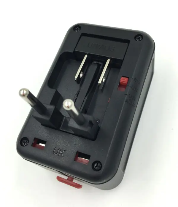 Двойная USB зарядка адаптер универсальный WIWU UA201 Universal Adapter Black(Черный