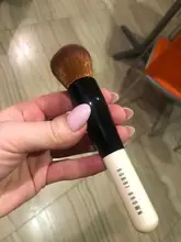 Makeup-Brush Powder Blush Wood-Handle Bristle Round Full-Coverage Soft Dense