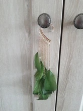 SUKI-pendientes bohemios con gancho para la oreja para mujer, aretes sin Piercing, accesorios de borlas largas, joyería