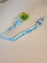 Clip para chupete de bebé, cadena de chupete para chupete, soporte para pezones para niños, cuerda anticaída, 1 ud.