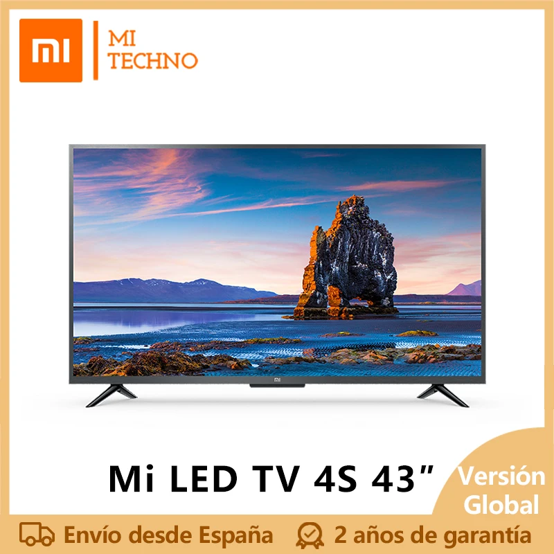 Xiaomi Mi LED TV 4S 43 ″ Smart TV 4K + HDR Dolby + DTS easy to use various ports quad-core 64-bit Xiaomi Mi LED TV 4S 43 ″ Smart TV 4K + HDR Dolby + DTS easy to use various ports quad-core 64-bit