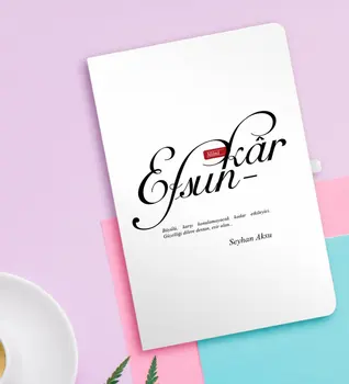 

Personalized Mânâ Efsunkâr White Notebook