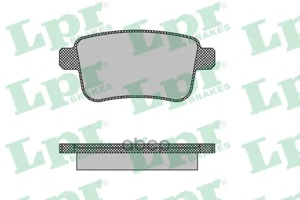 Колодки Тормозные Renault Kangoo 08- Задние Lpr 05p1487 Lpr арт. 05P1487