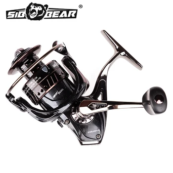 

Sibbear fishing reel Gougar front фрикцион 7 + 1 bearing reel инерционная,спиннинговая reel on ultralight