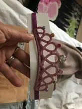 Diadema para bebés (niñas) corona de princesa con imitaciones de diamantes diadema Tiara palos de pelo banda para el pelo princesa accesorios para el cabello diadema TXTB1