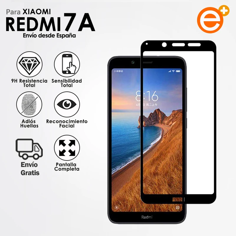 Защитное стекло закаленное для Xiaomi Redmi 7A | Мобильные телефоны и аксессуары