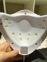 Lámpara de uñas LED UV de 120W, secador de uñas de secado rápido, para manicura y pedicura, Salón Profesional de manicura, 57 LED