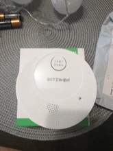 BlitzWolf-Detector de humo independiente, BW-OS1, Sensor de seguridad inteligente para el hogar, alarma de incendios recargable, Sensor de humo