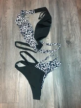 Bikini de cintura alta, bañador sexy de mujer, traje de baño femenino de banda, bikini de tanga brasileño, conjunto de bikini, ropa de baño del 2020