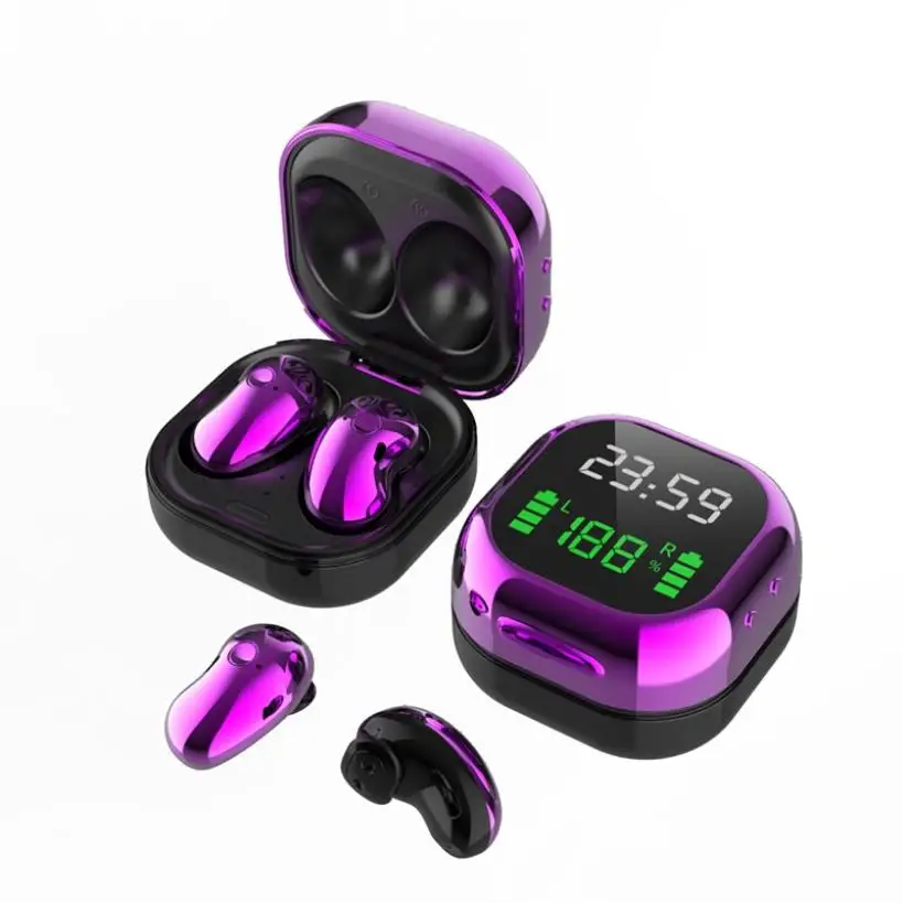 Bluetooth 5 1 Беспроводные наушники с Mics Sport Waterproof S6 PLUS TWS сенсорным управлением