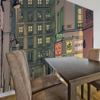 

Wall mural-breakfast at Paris-200x154 cm
