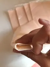 Hoja de piel para práctica de tatuajes, kit de tatuaje liso en blanco por 5 unidades/lote, 20x15cm, para aprendices de tatuaje, número del modelo STPS01-5