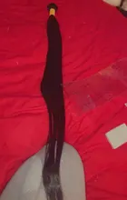 Mechones de cabello humano postizo liso brasileño, extensiones de cabello humano virgen sin procesar, Color Natural, hueso, 30 y 40 pulgadas