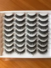 SEXYSHEEP-pestañas de visón de imitación 3D, 5/8/20 pares, suaves, voluminosas, pestañas postizas naturales, herramienta de maquillaje de ojos