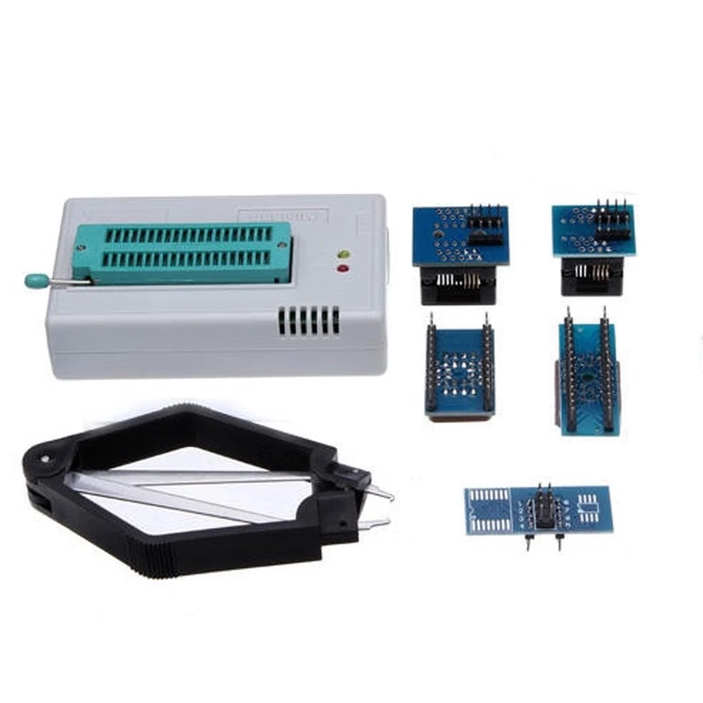 TL866II Plus Mini USB high-performance universal programmer with 5 socket adapter TL866II Plus Mini USB high-performance universal programmer with 5 socket adapter